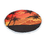 Sola Round Towel - Orange