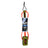 Sola Competition Surf Leash 5ft 6 - Khaki/Orange