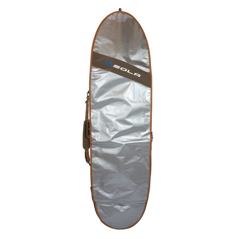 Sola 7ft 6 Mini Mal 6mm Board Bag  - Silver/Khaki