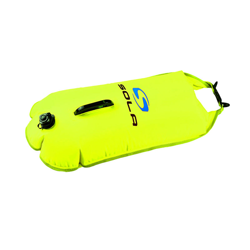 Sola Swim Buoy Drybag - Double Chamber - Green