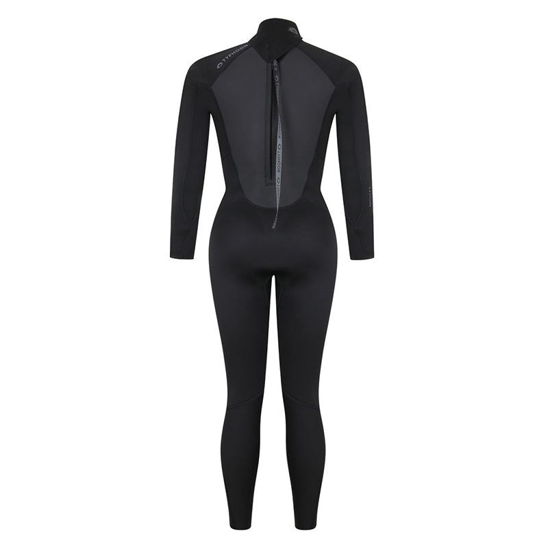 Typhoon Storm 3 Womens Wetsuit - Black/Graphite