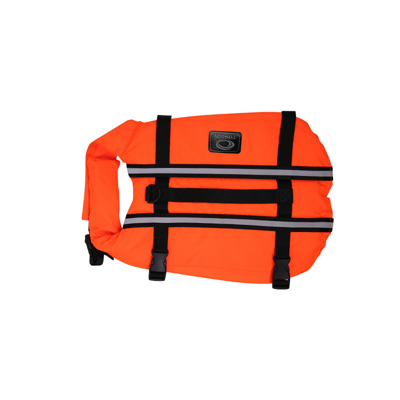 Typhoon Totland Dog Buoyancy Aid - Orange / Black