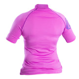 Typhoon Womens Short Sleeve Rashvest - Violet