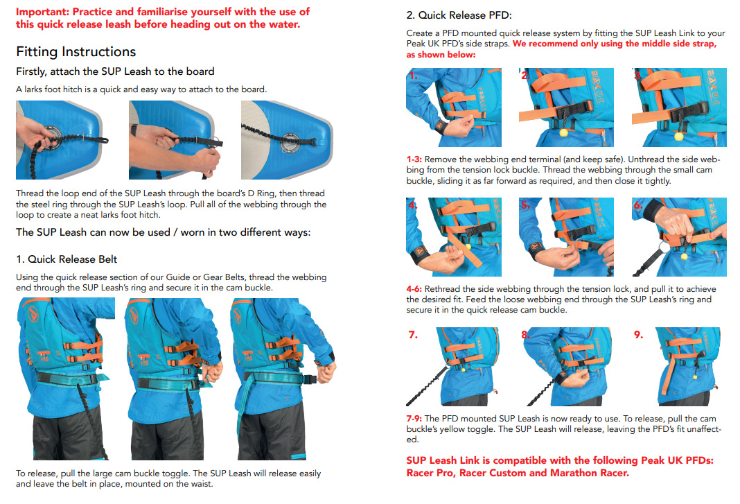 Sup leash fit guide