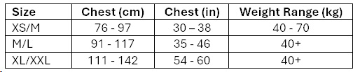 NRS BA Sizing 76 97