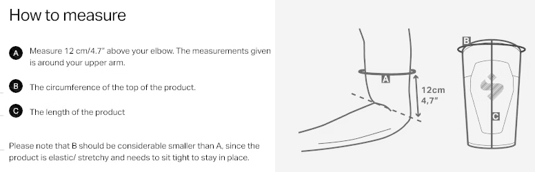 SP elbow how to measure