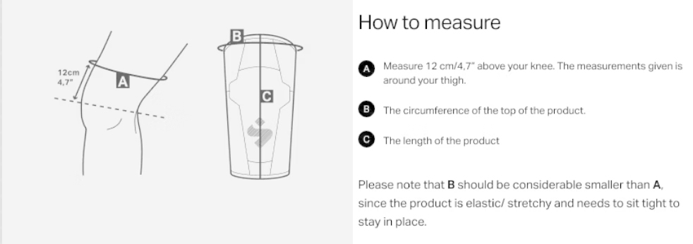 SP knee how to measure