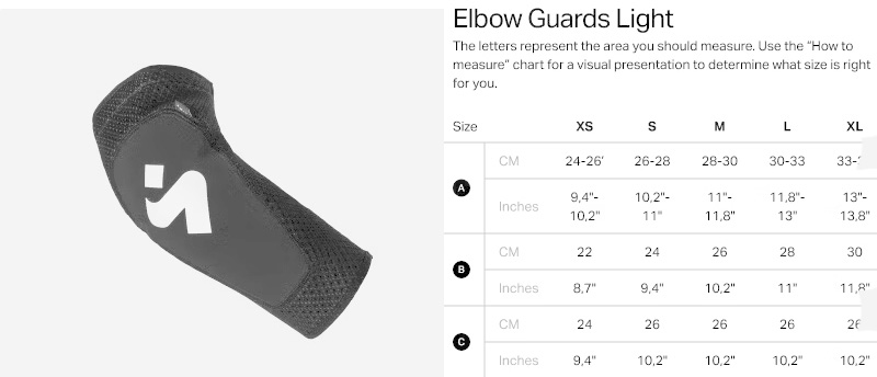 sweet elbow guard light