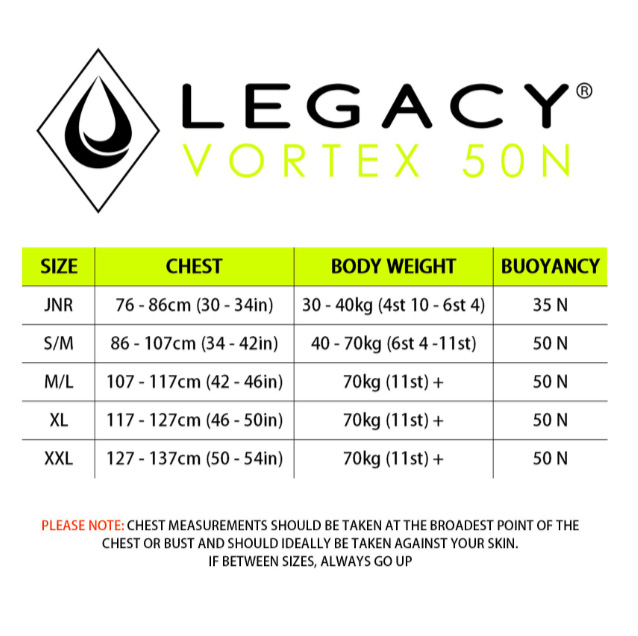 legacyvortex size