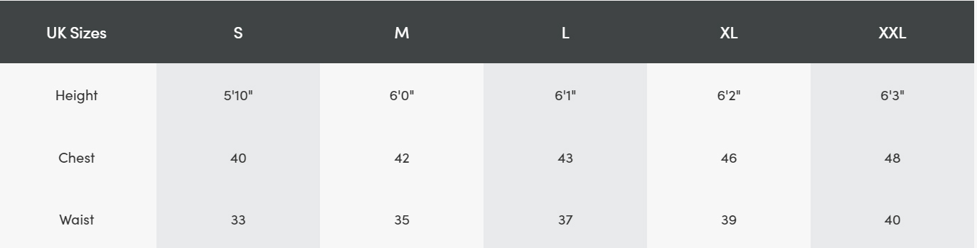 Typhoon renvyle smock sizing