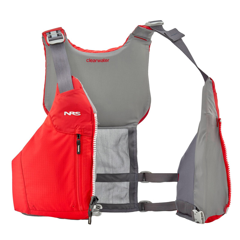 NRS Clearwater Mesh Back PFD - Red - XS/M