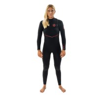 Ripcurl Women's Flashbomb Fusion 5/3 Zip Free Wetsuit (15HWFS) - Black