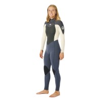 Ripcurl Women's Omega 4/3 Back Zip Wetsuit - Charcoal Grey